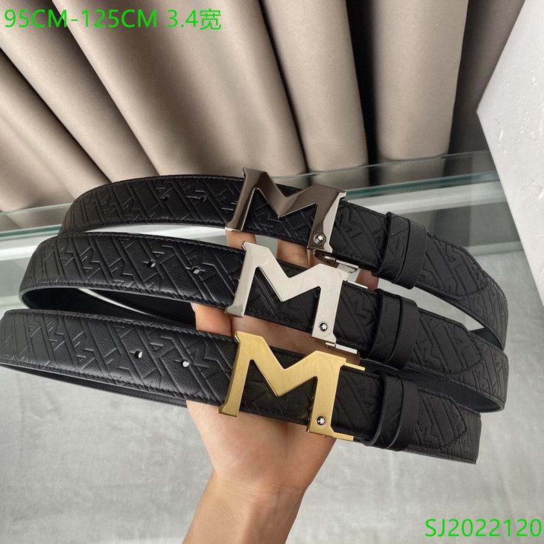 Montblanc Belt 34mmX95-125CM 7D32